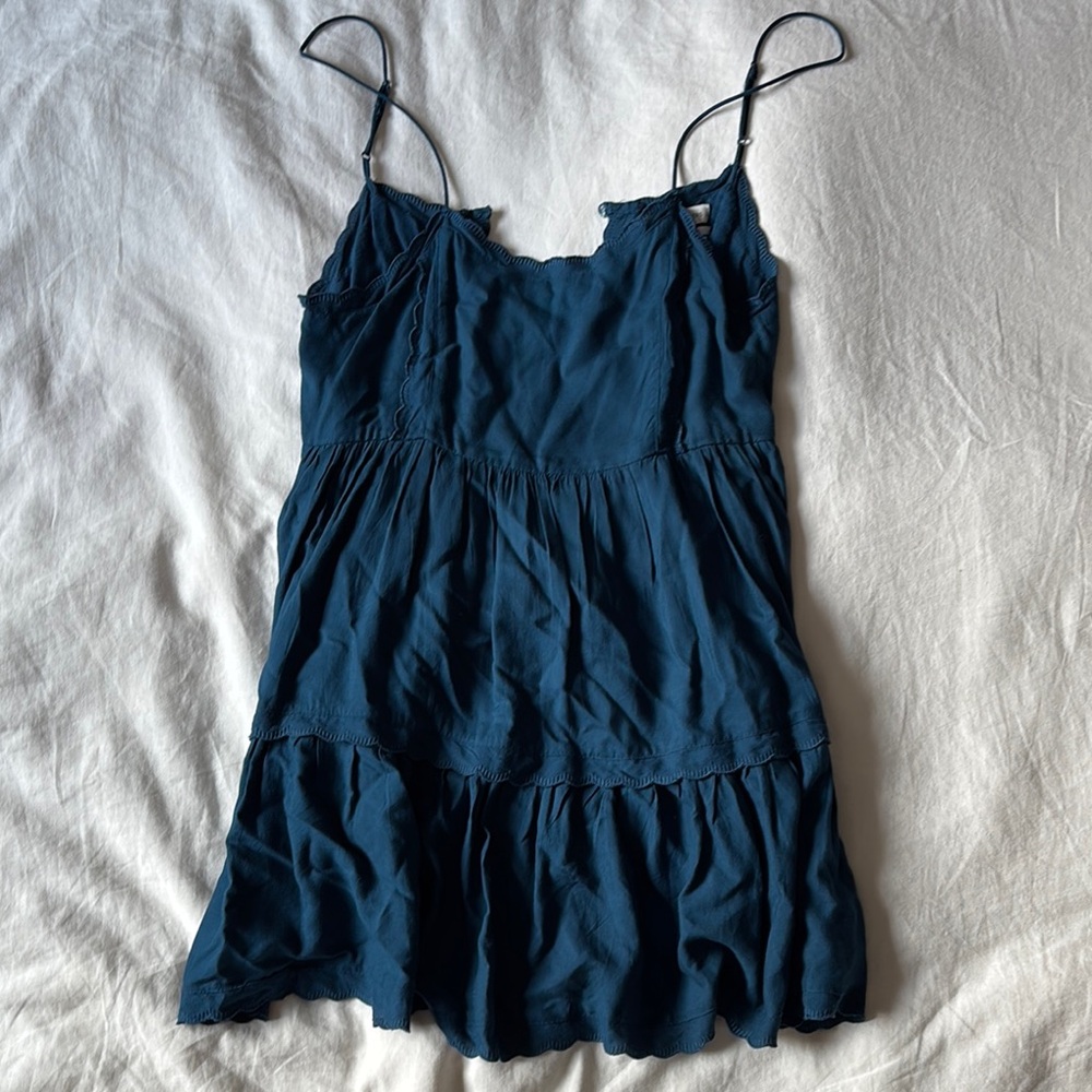 Navy blue summer dress